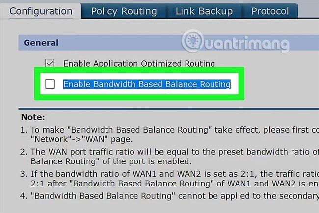 Enable Application Optimized Routing
