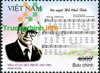 Phát hành tem bưu chính kỷ niệm 100 năm sinh nhạc sĩ Lưu Hữu Phước