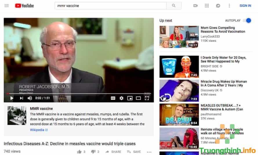 YouTube chặn mọi nội dung anti vắc xin  – Tin Công Nghệ