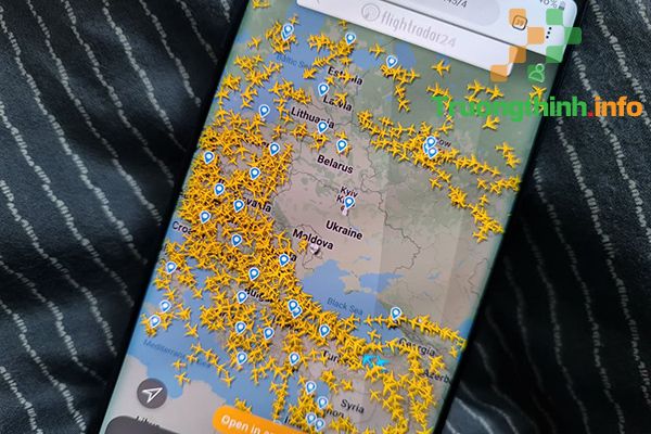 Website theo dõi máy bay quá tải vì xung đột Nga - Ukraina