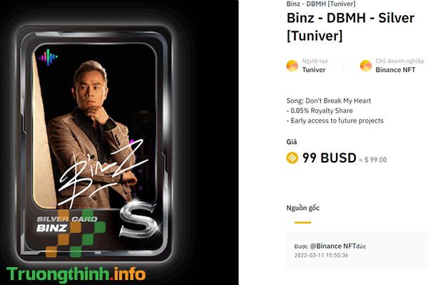 Ca sĩ BinZ sắp mở bán NFT, tham gia thị trường tiền mã hóa?