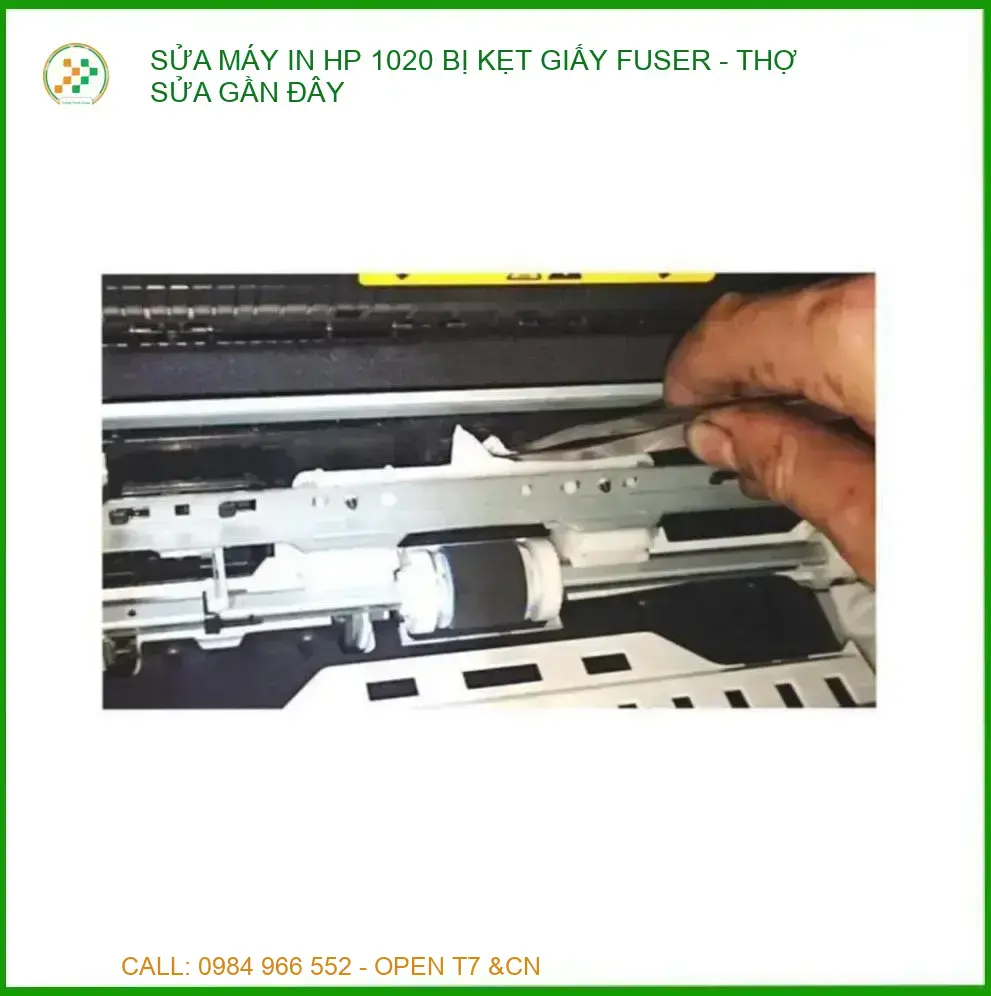 Khắc phục kẹt giấy HP 1020