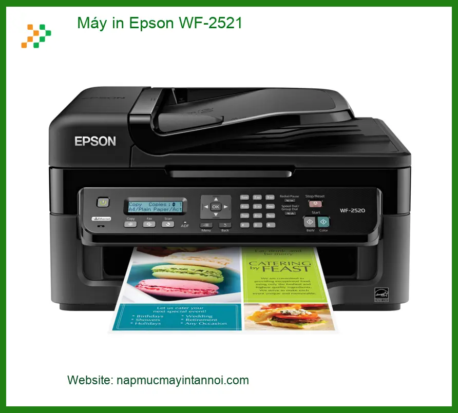 Nạp mực máy in Epson WF-2521 - Bơm mực Tại nhà Giá sinh viên TPHCM