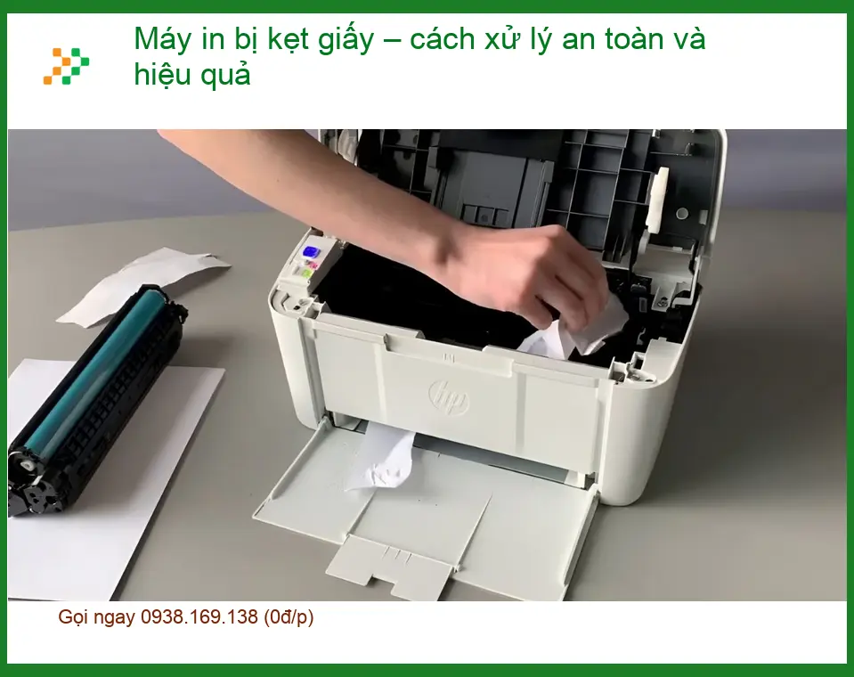 Thủ thuật Máy in bị kẹt giấy – cách xử lý an toàn – Địa chỉ sửa nhanh TPHCM