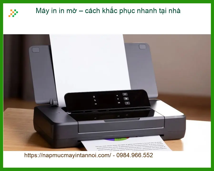 Thủ thuật Máy in mờ – cách khắc phục lỗi tại nhà hiệu quả