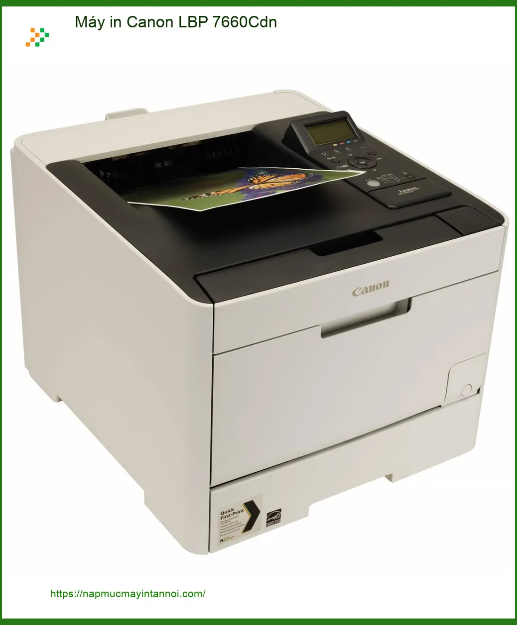 Máy in Canon LBP 7660Cdn - Nạp Mực Tận Nơi TPHCM Giá Rẻ