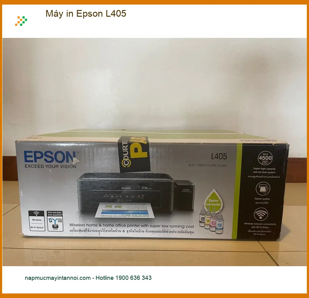 Nạp mực máy in Epson L405 - Tại nhà TPHCM | Giá Rẻ Uy Tín