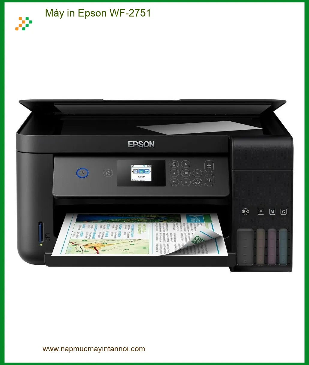 Máy in Epson WF-2751 - Cửa Hàng TPHCM | Nạp Mực Tận Nơi Giá Rẻ