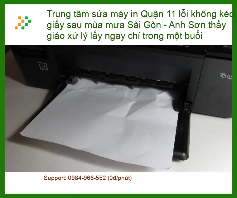 Sửa Chữa Nạp Mực Máy In Quận 11 lỗi không kéo giấy – Thợ xử lý gấp tại chỗ